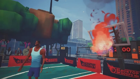 VR 街头篮球游戏《 Blacktop Hoops 》已上线 Kickstarter