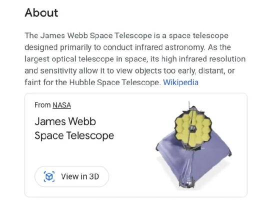谷歌和 NASA 合作推出 AR 宇宙体验