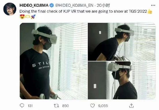小岛秀夫测试 KJP VR，但不会在东京电玩展展示新游戏
