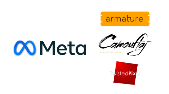 Meta 收购三家游戏工作室：Camouflaj、Armature Studios 和 Twisted Pixel