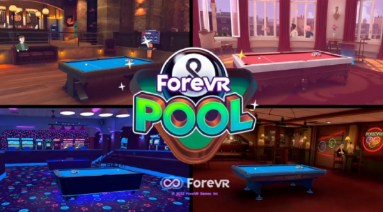VR 台球游戏《 ForeVR Pool 》已登陆 Meta Quest 平台
