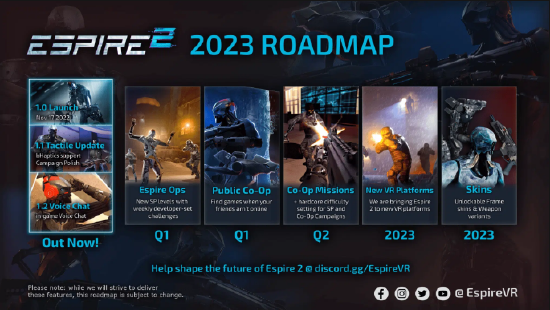 VR 射击游戏《 Espire 2 》推出语音聊天更新