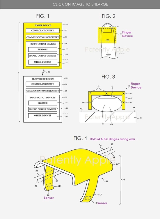 苹果获智能指环新专利，可用于与 AR/VR 头显交互并提供触觉反馈