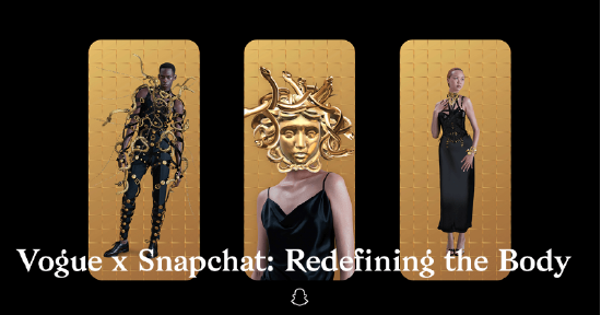 《 Vogue 》与 Snapchat 合作推出 AR 时尚展览