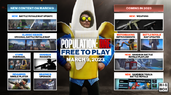 VR 吃鸡游戏《POPULATION:ONE》将于 3 月 9 日免费提供