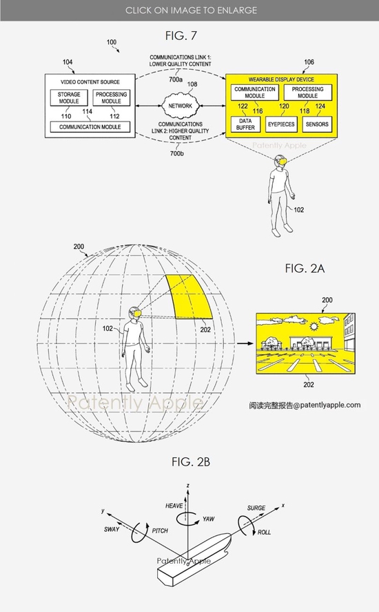 苹果新专利：360°视频通过分区渲染和缓冲，可优化 VR 视频串流效果