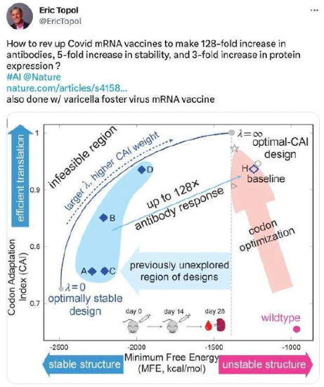 百度生物计算用 AI 首次实现 mRNA 领域重大进展