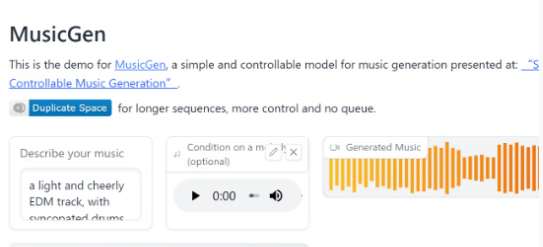 Meta 发布 AI 音乐模型 MusicGen