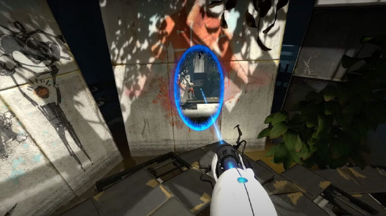 射击解谜游戏《传送门2》非官方 VR mod 发布