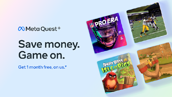 Meta Quest+ 11月新作：NFL Pro Era和Angry Birds VR:Isle of Pigs