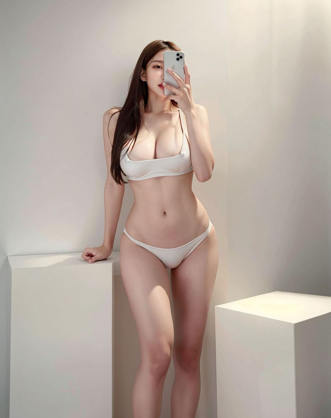 完美的网红？ＩＧ巨乳美女《박아린 Arin》天使脸蛋魔鬼身材竟是ＡＩ模型！