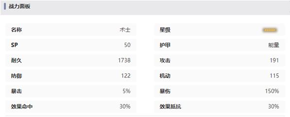 《交错战线》术士技能一览