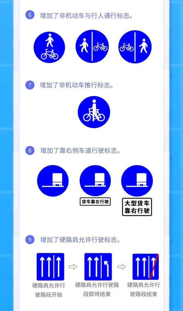 新版道路交通标志将在10月1日实施 一文带你了解详情