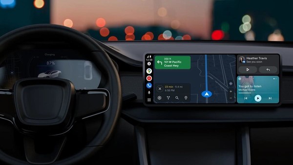 谷歌车载系统AndroidAuto改版公测：全新UI 更易于操作