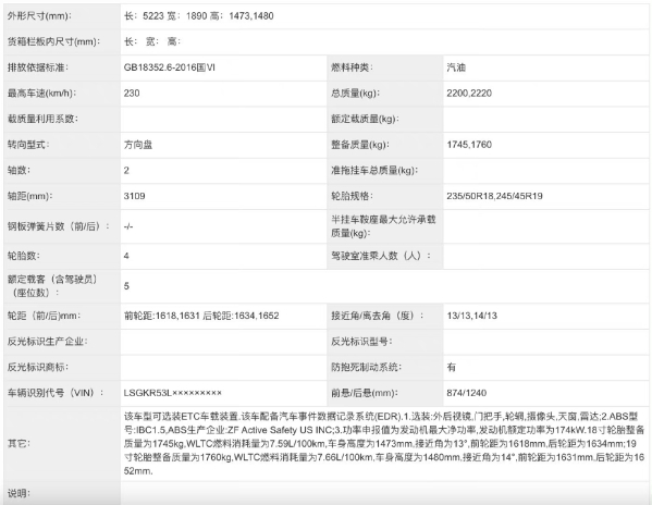 凯迪拉克新款CT6申报图曝光 有望于2023年正式发布