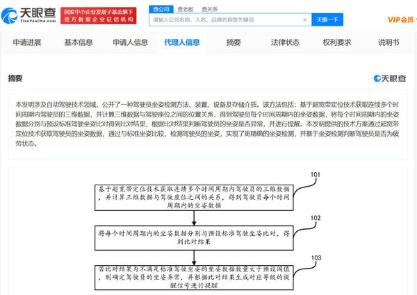 可根据坐姿来判断疲劳驾驶！魅族公布最新汽车专利