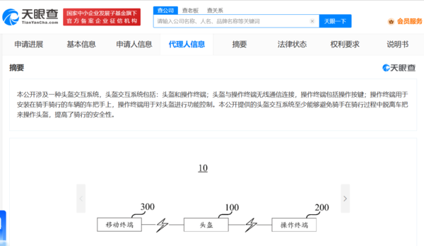 外卖小哥神器！美团发布头盔交互系统专利 功能很强大