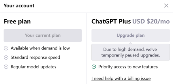 怎么回事？ChatGPT Plus突然停售 此前还曾大面积封号