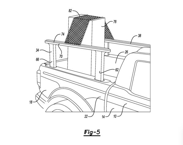 福特又一新专利曝光！可有效提升皮卡尾箱载货能力