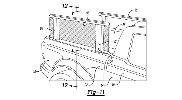 福特又一新专利曝光！可有效提升皮卡尾箱载货能力