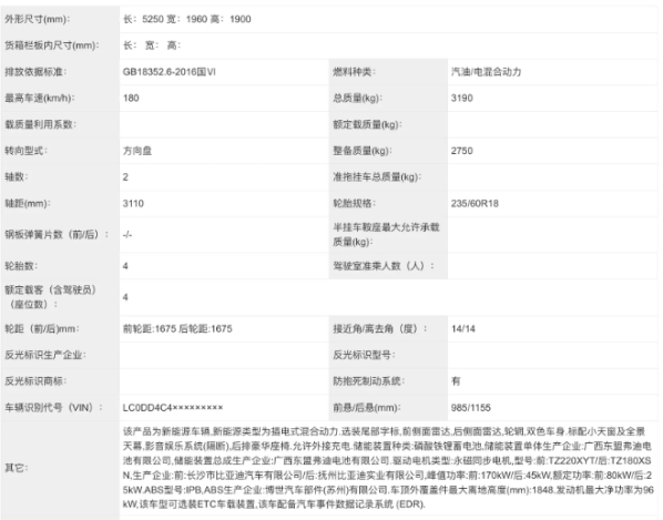 腾势D9四座版申报图曝光 限量推出99辆 或明年开启交付