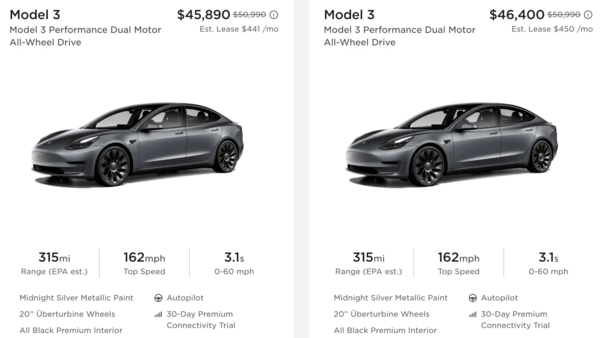 爆降17万元 特斯拉Model 3性能版北美大降价 去库存？