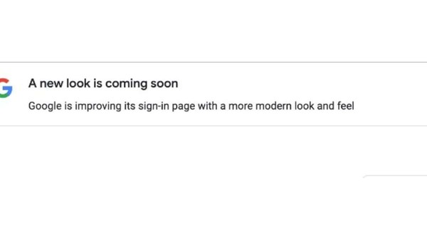 谷歌登录页面即将迎来换新 或提供个性化设计风格