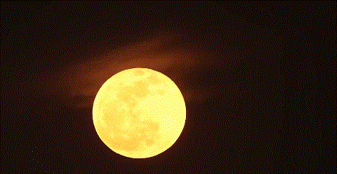 “圆满”了！一轮“超级月亮”现身夜空 江畔何人初见月？