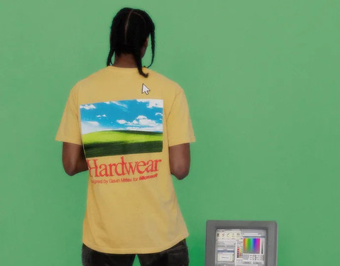跨界时尚圈？微软推出Windows XP背景T恤 售60美元