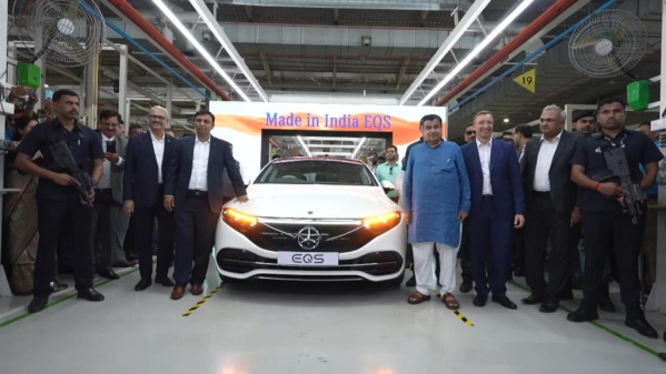 德国之外第一家！奔驰旗舰电动轿车EQS在印度正式投产