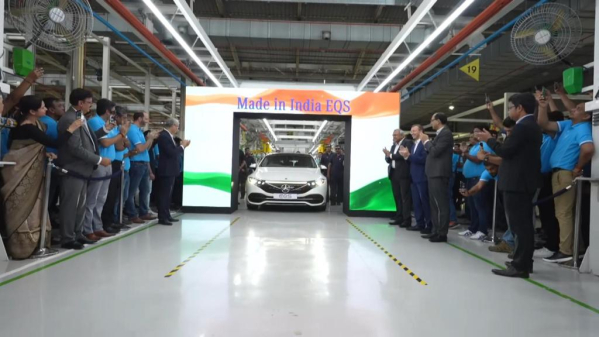 德国之外第一家！奔驰旗舰电动轿车EQS在印度正式投产
