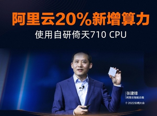 中国首个!阿里云自研CPU倚天710已大规模应用 太强了