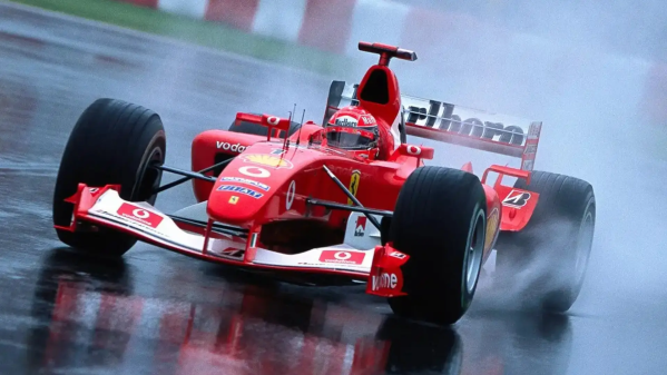 1.07亿元！2003年助舒马赫夺冠的法拉利F1赛车成功出售