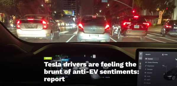 惊了！报告：特斯拉车主正在遭受反电动汽车情绪的冲击