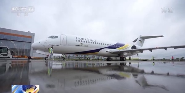 中国喷气式客机首次进入海外市场 印尼成首个客户