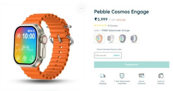 印度推出山寨版Apple Watch Ultra 只要300元你敢买吗？