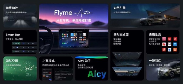 Flyme Auto人机交互系统发布 将在领克08上首次搭载