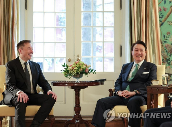 “宇宙国”总统尹锡悦会见马斯克 想让他去韩国建厂