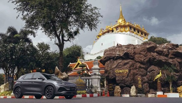受热捧 BYD ATTO 3连续五个月夺得泰国纯电汽车销冠