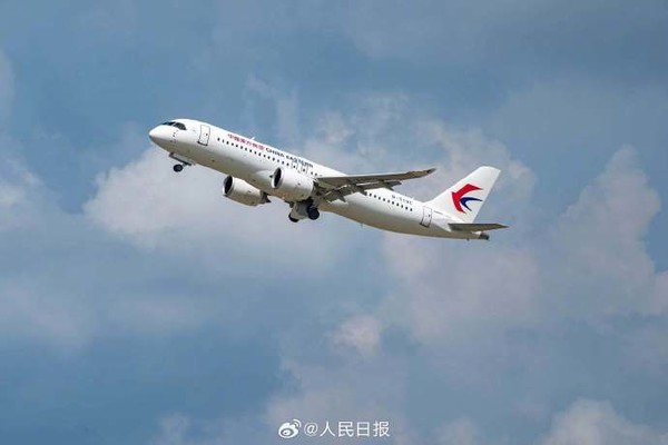 第二架国产C919正式入列 将与首架机搭档飞沪蓉快线