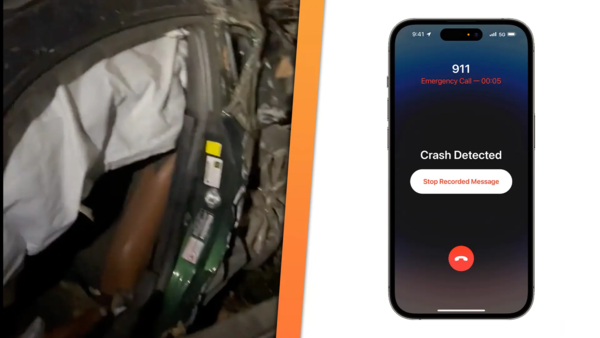 从121米高悬崖驾车坠落 iPhone 14成功救了他一命