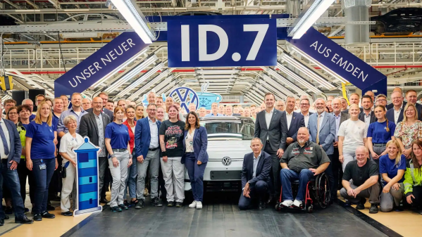 大众电动车新代表 大众ID.7正式在德国投产 未来将国产化