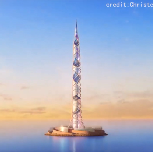 俄罗斯将建世界第二高楼：703米的螺旋大厦 太科幻了