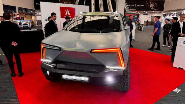 山寨特斯拉Cybertruck亮相洛杉矶车展 计划2025年投产