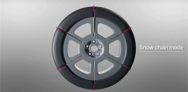 现代起亚公布雪链集成轮胎 目前仍处于开发阶段